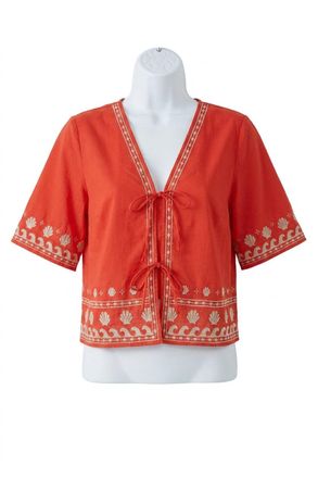 Z Supply Cast Of Waves Top In Lychee