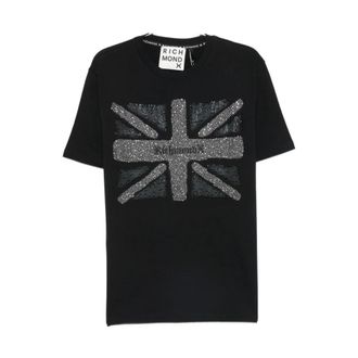 John Richmond T-Shirts, male, Black, Size: XS Youssou T-Shirt