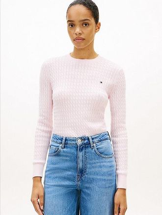 Tommy Hilfiger Cable Knit Crew Neck Jumper
