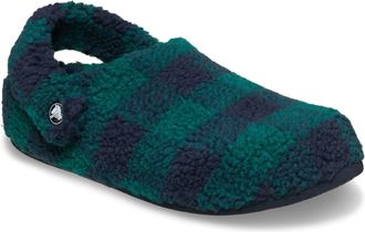 Crocs Classic Cozzzy Mens Hosta/Navy Slippers - Multicolour - Size UK 8