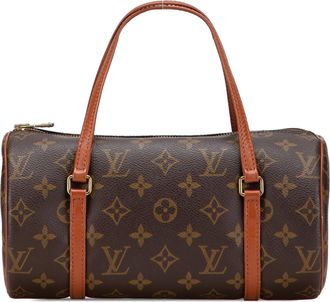 Louis Vuitton Pre-owned Womens Papillon Handbag Monogram - Brown Textile - One Size