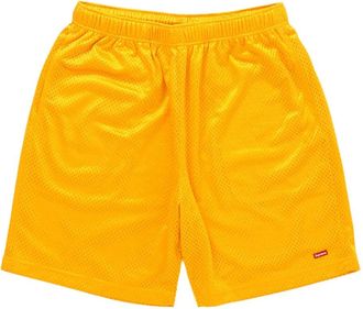 SUPREME mesh shorts - Geel