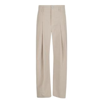 Brunello Cucinelli Brunello Cucinelli, Straight Trousers, female, Beige, Size: S Stretch Cotton Moleskin Five-Pocket Trousers