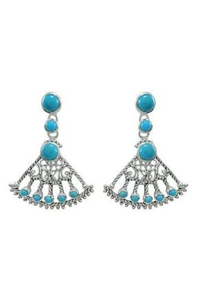 Samuel B. Turquoise Fan Drop Earrings at Nordstrom Rack
