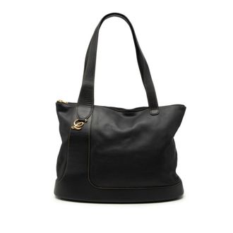 Loewe Black Leather Shoulder Bag Tote Bag (Pre-Owned)