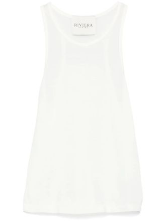 Riviera & Bar Canotta in cotone - Bianco