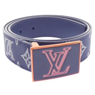 Louis Vuitton Pre-owned Belts, female, Blue, Size: ONE SIZE Pre-owned Standard Belt