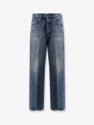 Celine Jeans in denim con etichetta logo posteriore - CELINE - gender_Woman