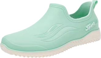 Generic Wellington Boots For Women Adult Fashion Summer Slip Resistant Comfortable Thick Sole Short Tube Kitchen Work Outer Wear Ladies Waterproof Short Rain 