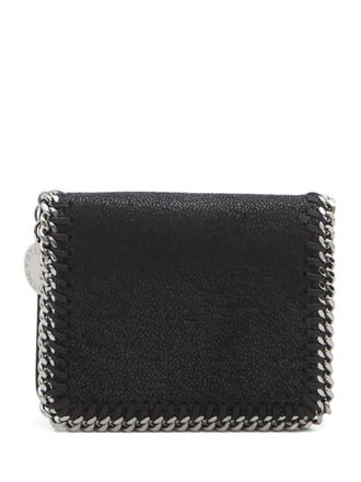 Stella McCartney Falabella bi-fold wallet - women - Polyester - One Size - Black