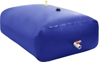 vidaXL Dep&oacute;sito De Agua Plegable Con Grifo Pvc 5000 L Vidaxl