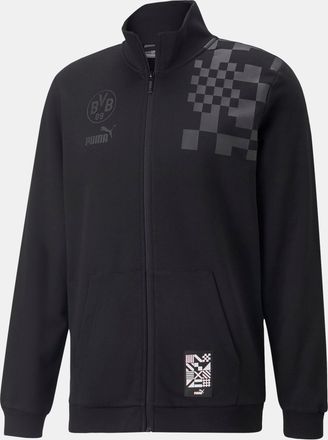 Puma Mens Puma Brussia Dortmund Fc Ftblculture Track Jacket in Black