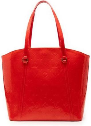 Louis Vuitton Pre-owned Avalon GM Tote Bag - Dames - Vintage Shopper - Rood - ONE Size - Leer - Vintage