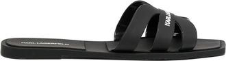 Karl Lagerfeld Jelly IV slides - women - Rubber/Rubber/Rubber - 35 - Black