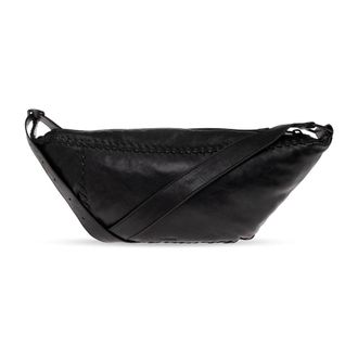 AllSaints Borsa a spalla in pelle con impunture Esme - - Bags - Donna - Nero - ONE SIZE