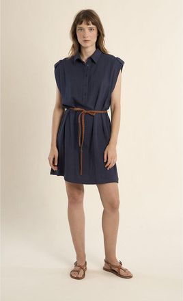 Molly Bracken Rechte, korte jurk met korte mouwen