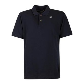 K-Way Heren, Tops, Blauw, Maat: XL Katoen