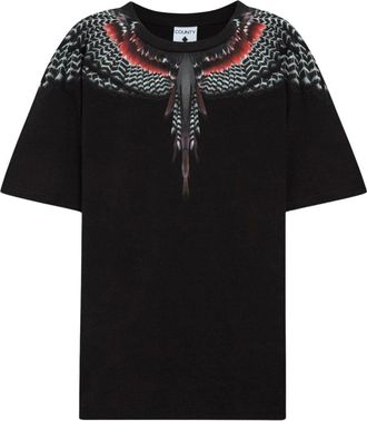 Marcelo Burlon T-shirt Wings Pixel - - Tops - Uomo - Nero - XS