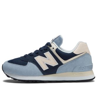 New Balance (WMNS) New Balance 574 Premium Low-Top Blue/Grey WL574VJ2
