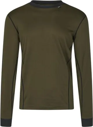 Seeland Crest Baselayer Kunstfaserunterw&auml;sche f&uuml;r Herren | braun/oliv