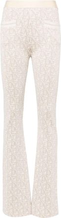 Palm Angels Monogram Jacquard Knit Trousers