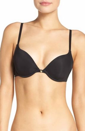 Natori Pristine Push-Up Plunge Bra In Black