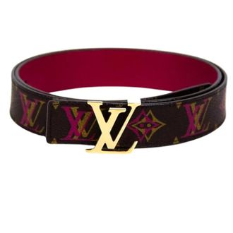Louis Vuitton Pre-owned Belts, female, Red, Size: ONE SIZE Pre-owned Leather belts