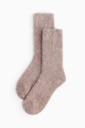 H&M Flauschige Socken - Beige