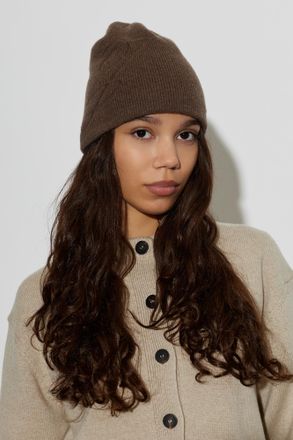 Jacquemus J Beanie Hat, Unisex, Brown
