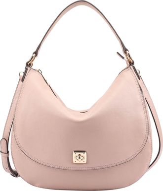 Paul Costelloe Womens Manoa Pink Leather Multi Way Bag - One Size