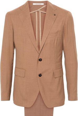 Tagliatore single-breasted suit - men - Cupro/Virgin Wool/Silk - 48 - Neutrals