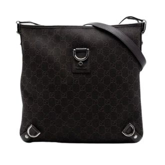 Gucci Pre-owned Canvas Crossbody Bag - Dames - Pre-owned - Bruin - Maat: ONE Size Leer