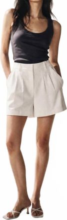 French Connection Harry Suiting Short In White