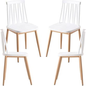 Regalos Miguel Packs Sillas Comedor - Pack 4 Sillas Tilba - Blanco