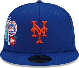 New Era Mens 59Ffity New York Mets City Cluster Fitted Hat In Blue