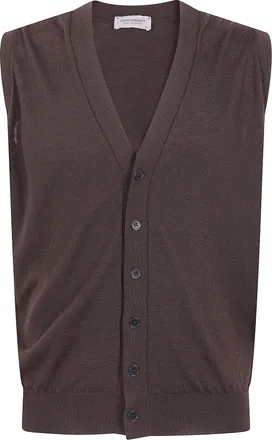 John Smedley Sweater Vest V-Neck Bolton