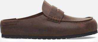 Birkenstock Mens NAPLES WRAPPED OILED LEATHER - Brown - Size: 10