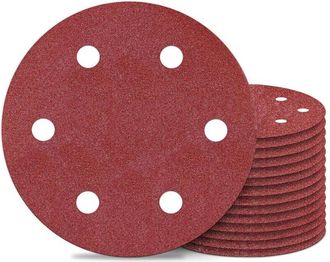 Elle Disco Abrasivo De 225 Mm (25 Piezas), Disco De Lijado De Grano 40 Para Lijadoras De Cuello Largo, Amoladoras De Paneles De Yeso De 6 Orificios, Papel 