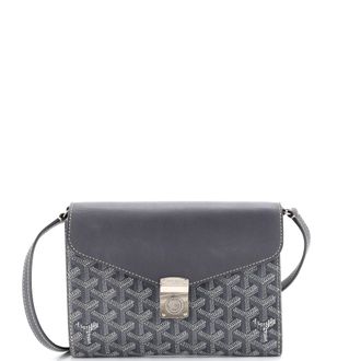 Goyard Chypre Wallet on Strap Coated Canvas with Leather