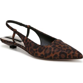 Franco Sarto Palmira Slingback Pointed Toe Pump - Wide Width Available in Tan at Nordstrom Rack, Size 6.5