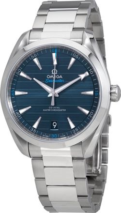 Omega Pre-owned Omega Seamaster Aqua Terra Blue Dial Mens Watch 220.10.41.21.03.001