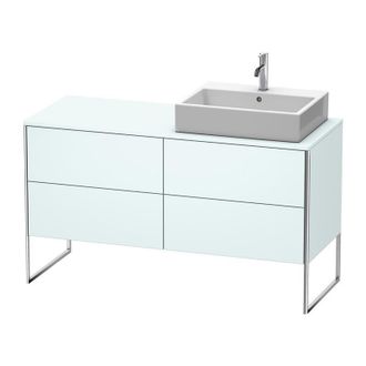 Duravit Mueble De Pared Duravit Xsquare 140.0 X 54.8 Cm, 4 Cajones, Color (frente/cuerpo): Azul Claro Mate - Xs4923r0909
