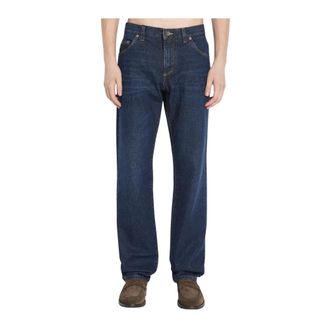 Dolce & Gabbana Straight Jeans, male, Blue, Size: 2XL Classic Denim Jeans