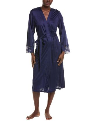 Hanro Hanro Eva Lace Accented Robe
