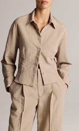 Vince Blouson Crop Jacket in Dried Blossom at Nordstrom, Size 00