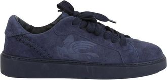 Etro Schoenen, Heren, Blauw, 41 EU, Katoen, Cassetta Sneakers