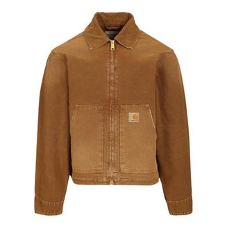 Carhartt Work in Progress Denim Jassen - Heren - Spijkerjassen - Bruin - L - Denim - Jassen