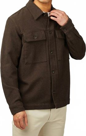 Ben Sherman Cotton Jacket In Cocoa