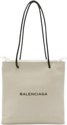 Balenciaga Pre-owned Tote Bags, female, Beige, Size: ONE SIZE Pre-owned Vintage Tote Bag