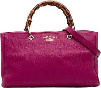 Gucci Pre-owned Handbags, female, Pink, Size: ONE SIZE Pre-owned Handbag